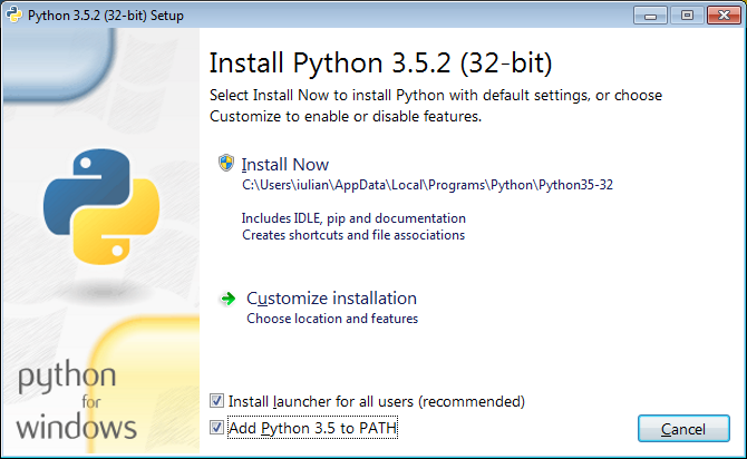 Python installation on Windows part 1